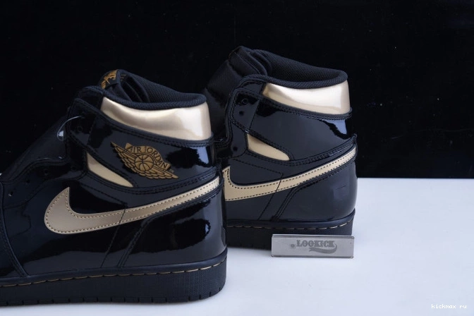 Cheap HIGH (2020) RETRO METALLIC 1 JORDAN GOLD AIR BLACK 555088-032 0813